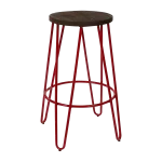 Hairpin kitchen counter stool